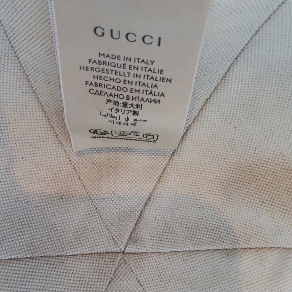 Gucci Unisex Jumbo GG Monogram Canvas Baseball Hat - Picture 7 of 8